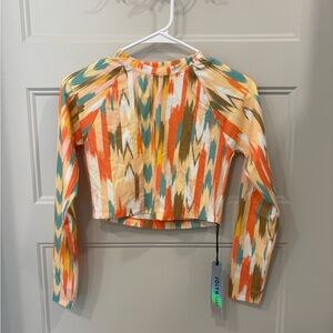 JOLYN cropped rash guard